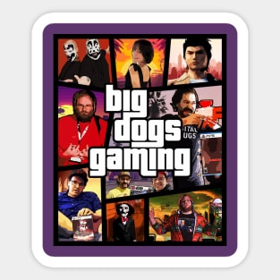 Big Dogs Gaming - GTA Game Cover Sticker